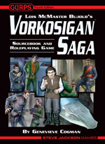 Vorkosigan Saga Sourcebook and Roleplaying Game Cover