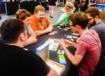 Andrew Hackard Playing Munchkin Adventure Time