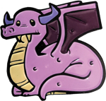 Deadly Doodles Dragon Pin