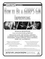 How to Be a GURPS GM: Improvising – Cover