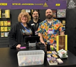 SJGames booth crew ready to open